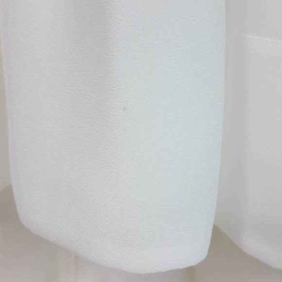 DKNY Black and White Sleeveless High Low Dress Size 4 - Picture 7 of 15